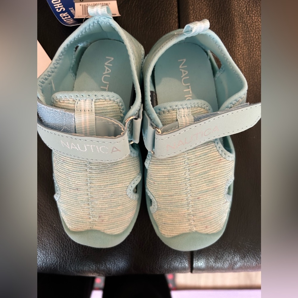 Nautica toddler girl sandals shoes NWT SIZE 8